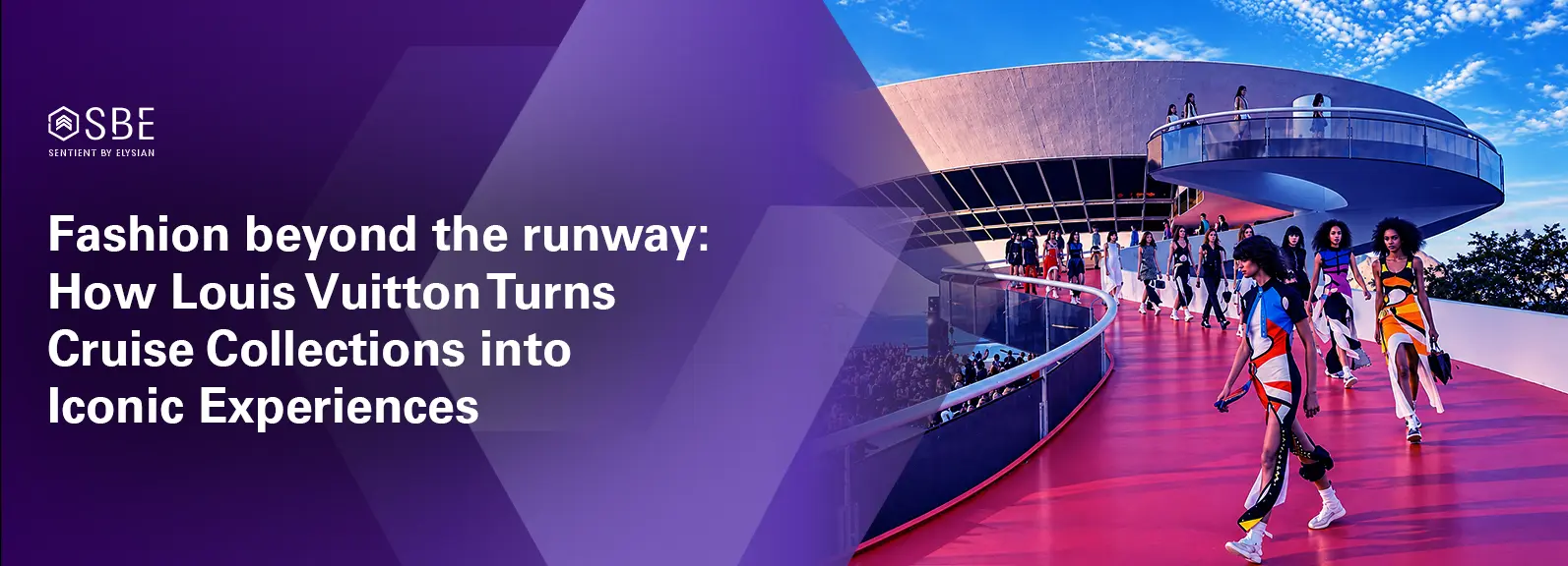 Louis Vuitton Cruise runway presentation at an iconic architectural landmark