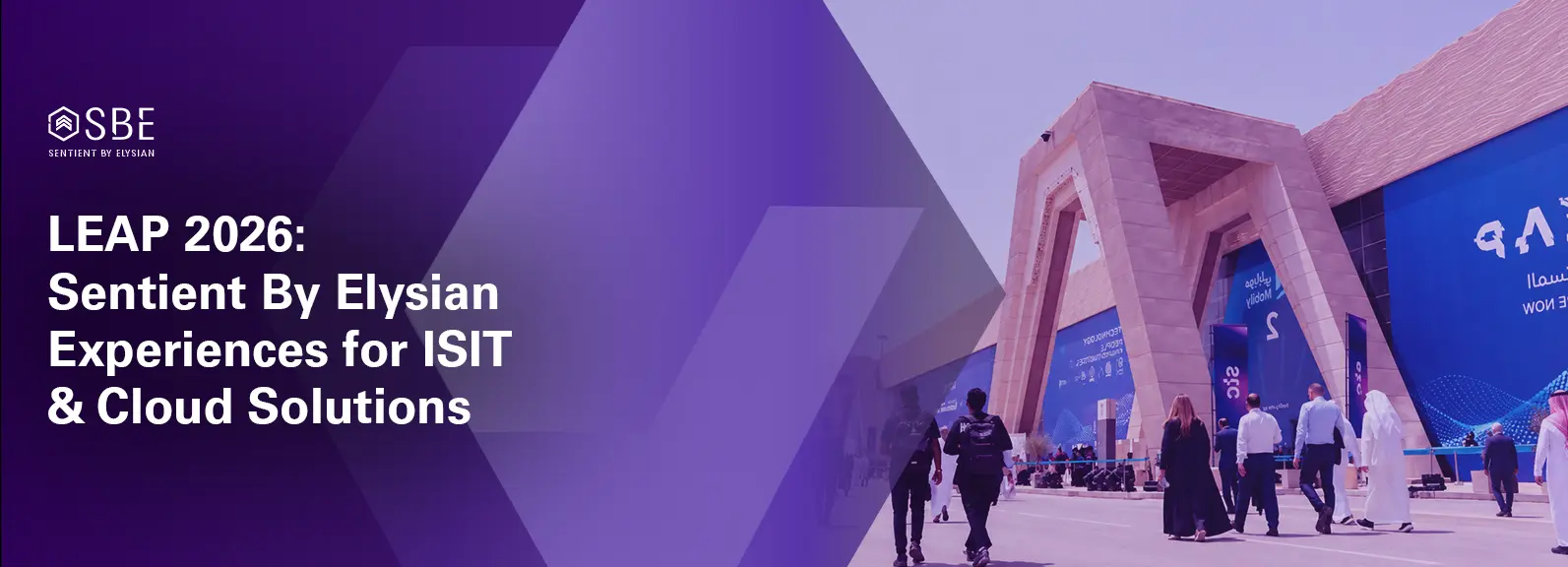 Sentient By Elysian exhibition experience at LEAP 2026 in Riyadh